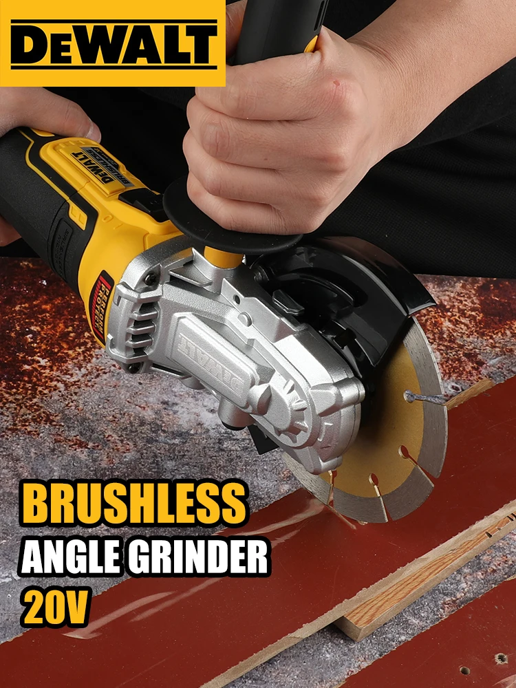 DEWALT DCG405FN meuleuse d'angle 20V outil électrique sans fil professionnel Machine de découpe polisseuse Portable sans brosse Rechargeable