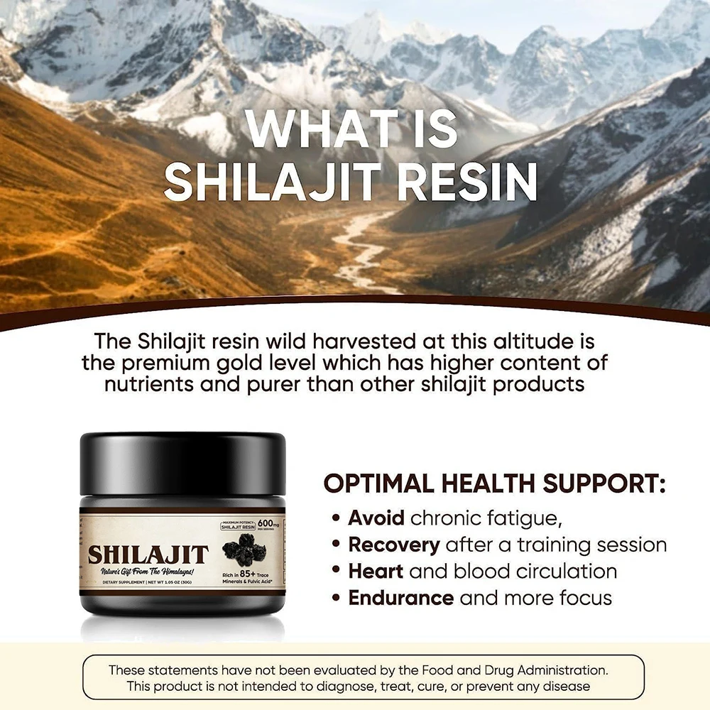 Shilajit Puro Orgânico do Hima - Shilajit Resin Pure avaliação e preço