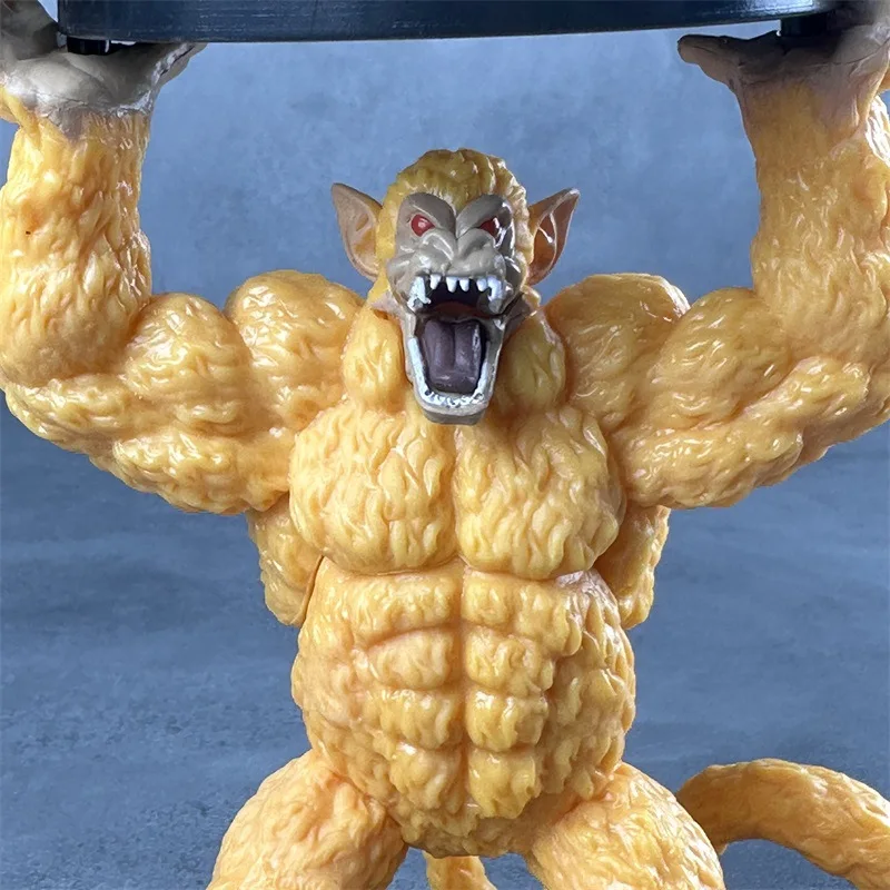 بانداي دراغون بول طبعة مسرح يدوية القرد الذهبي الغوريلا اليدوية دمية منفضة سجائر القرد اليدوية لعبة صغيرة غرفة زخرفة #5