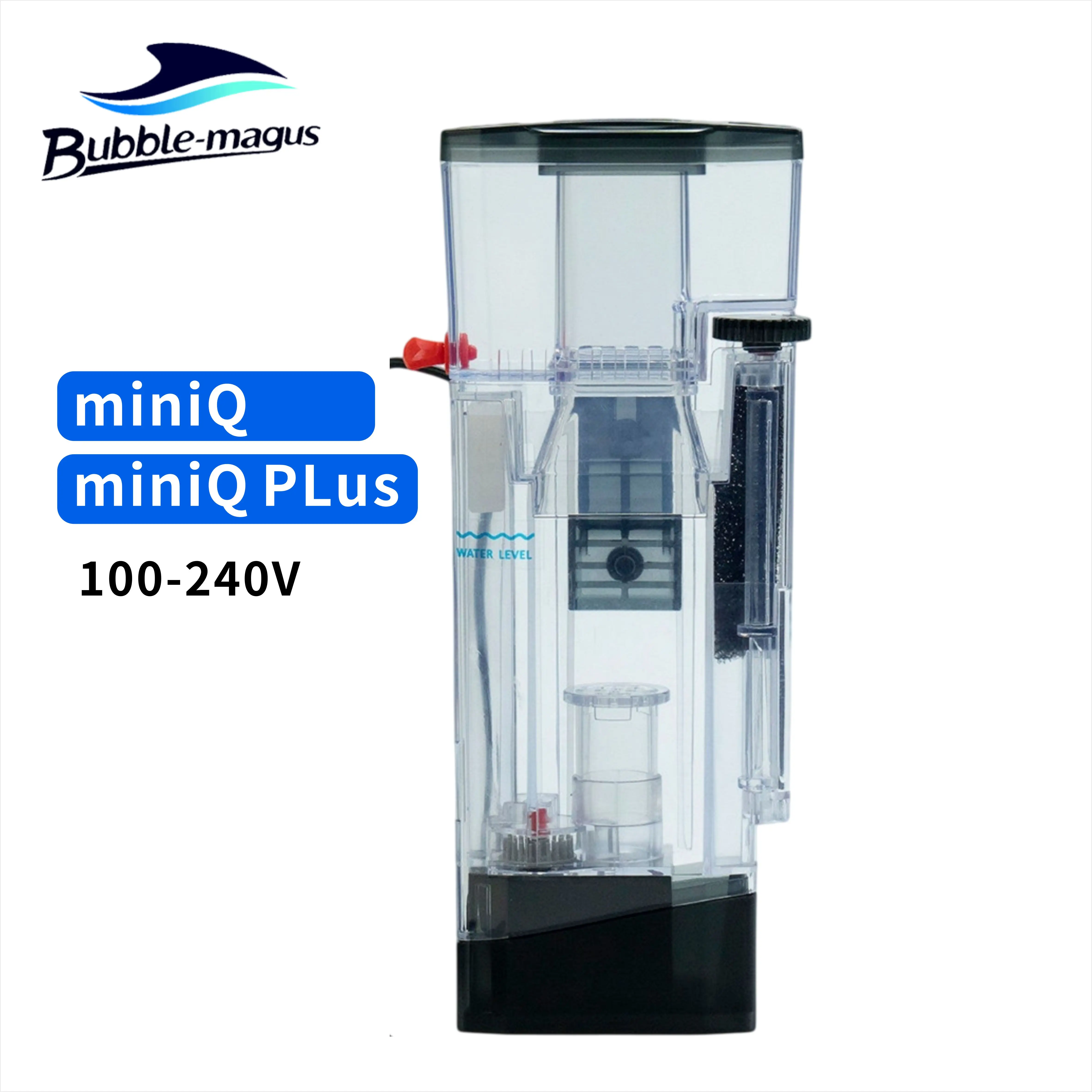 Bubble Magus MiniQ/PLUS Aquarium Protein Skimmer, 100-240V, Internal Hang-On Type, for Small Reef Tanks Purifies aquarium water