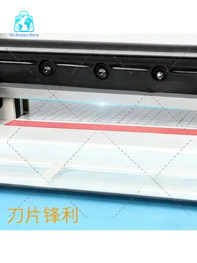 1PC Heavy-Duty A4 Paper Trimmer Manual Paper Cutter Photo Cutting Machine Hand-Operate Max 4cm Thickness 858A4