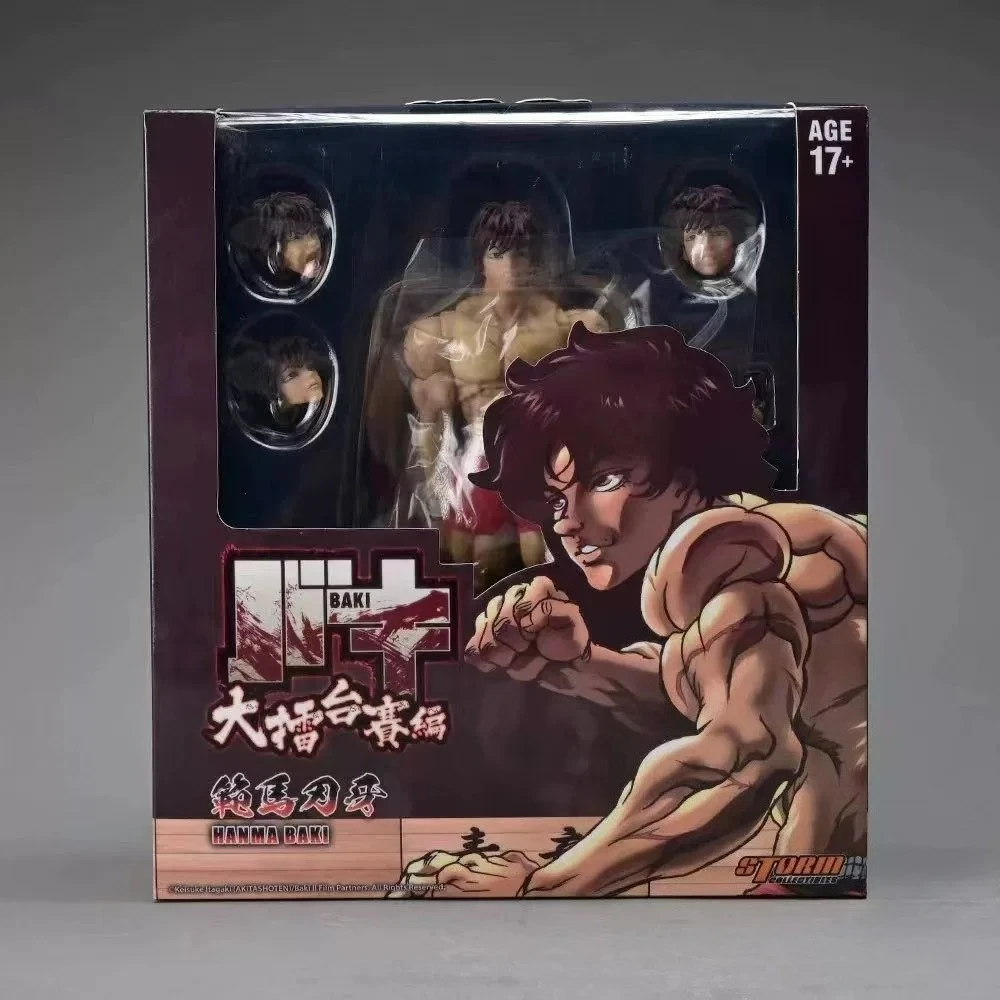 En Stock, preorden, juguetes originales de tormenta, escala 1/12, Baki Hanma, colección de figuras de acción de Anime, modelo de juguete