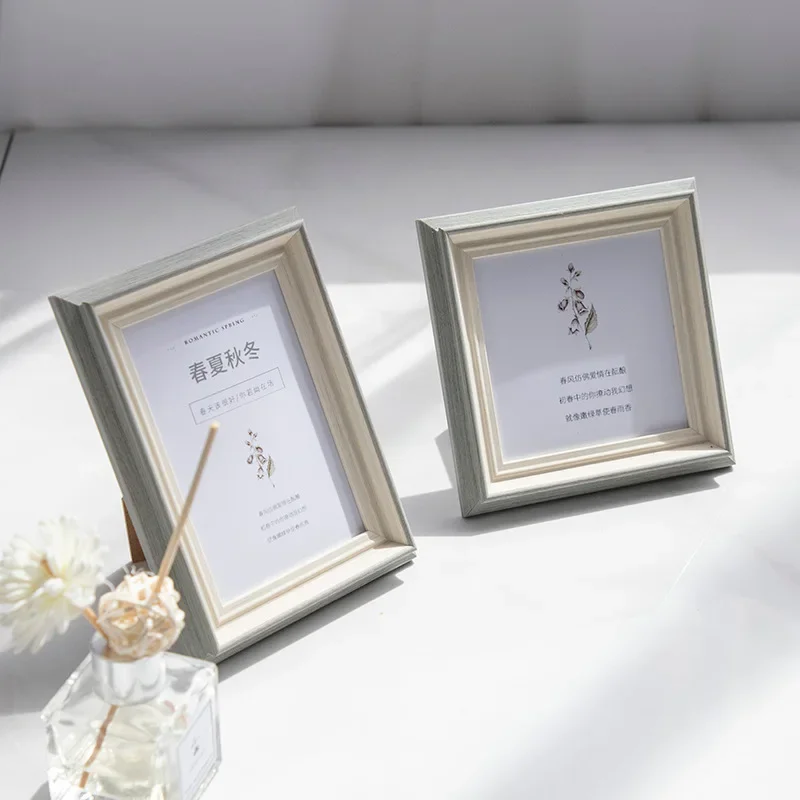 Resin Photo Frame Decorative Tabletop Display Frame for Pictures, Elegant Picture Frame  for Home or Office Décor