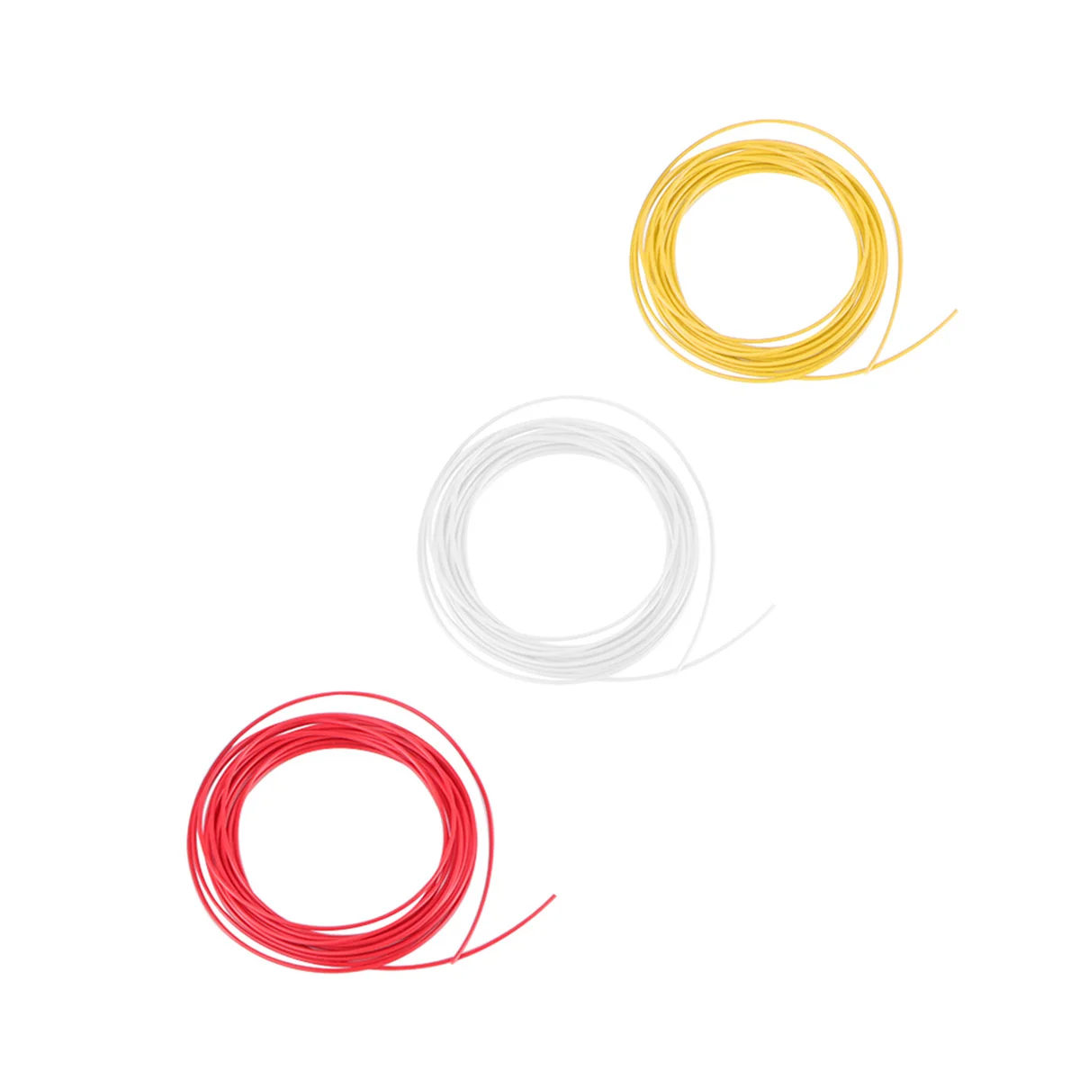 

5Pcs 3D Printer Filament Pla 1.75mm Low Density Heat Resistant for 3D Printing Pen Filament Refills Black White Yellow Red Green