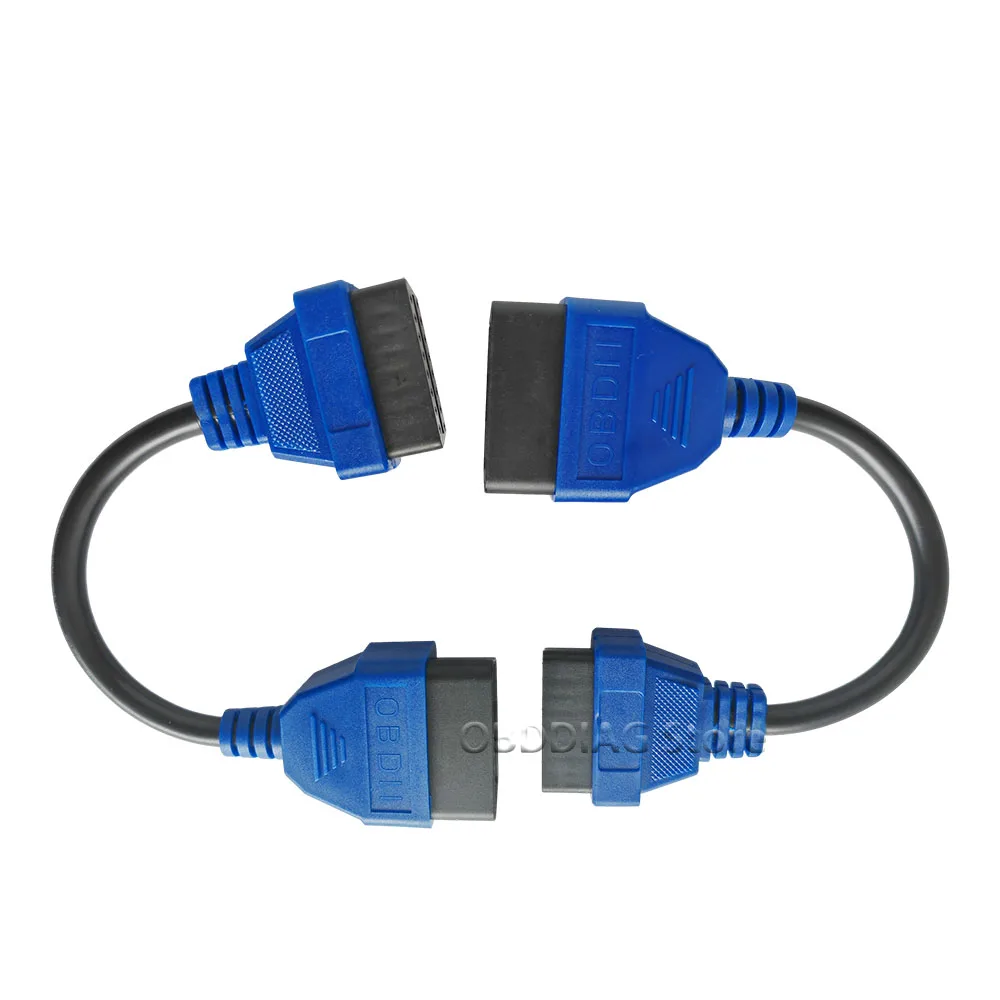 1pc OBD2 Extension Cable 16pin Male-to-Female Interface Easy to Use 24cm16-Pin OBD2 Extend Adapter