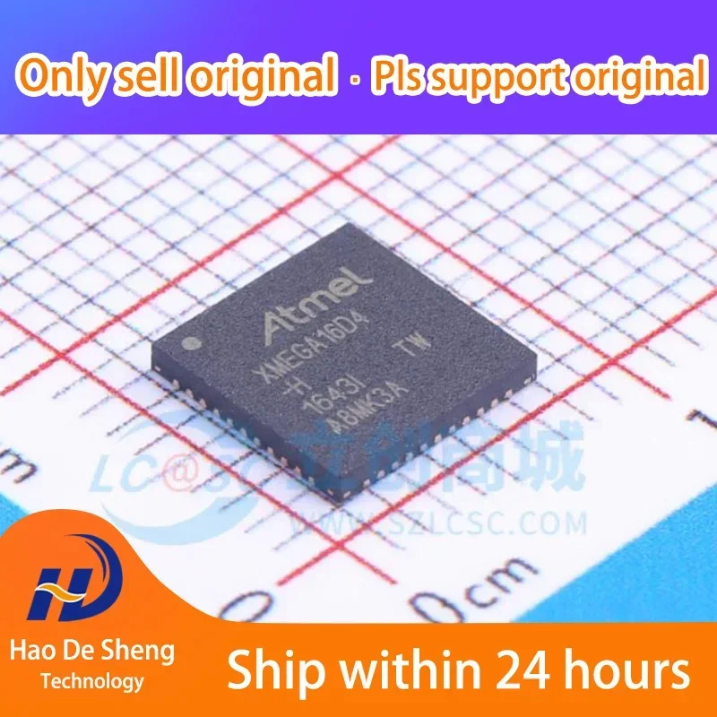 

1PCS/LOT ATXMEGA16D4-MH IC MCU 8BIT 16KB FLASH 44VQFN New Original In Stock