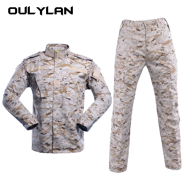 

Mens Tactical Pants Outdoor Camouflage Hunting Pants Multi-Pockets Casual Cargo Work Pants Hiking Climbing Trekking Trousers