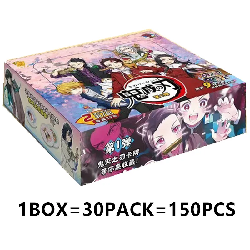 2023 New Demon Slayer Cards Box Hobby Collection Tcg Playing Anime Game Rare Card Kimetsu No Yaiba Figures For Children Gift Toy