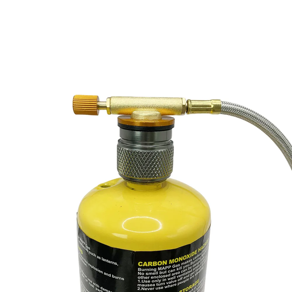 Outdoor Camping Gas Stove Propane Refill Adapter Extension Cord Cylinder Convertor Filling Tank Coupler Burner Extension cord