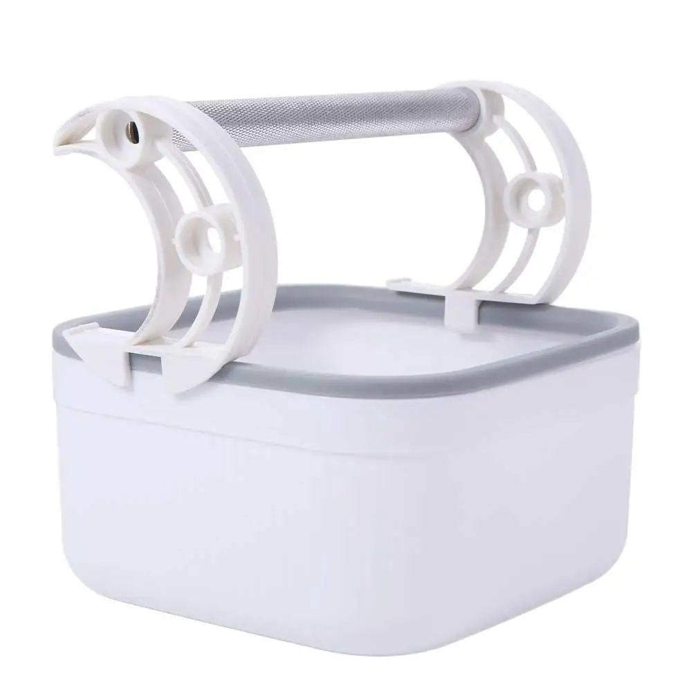 

Plastic Cockatiel Playground Rest Shelf Detachable with Removable Box Birds Training Stand Anti-slip Tabletop Bird Platform