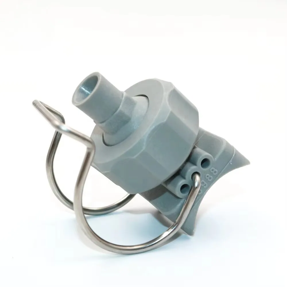 Adjustable Single Pipe Clip‑on Ball Nozzle, Flat Fan Full Cone Spray, Industrial Cleaning Dust Removal Farm Disinfection