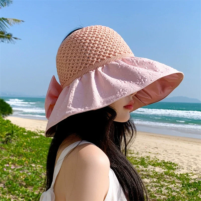 Sombrero de Sol para exteriores para mujer, resistente a los rayos UV, para escalada de montaña, senderismo, Playa