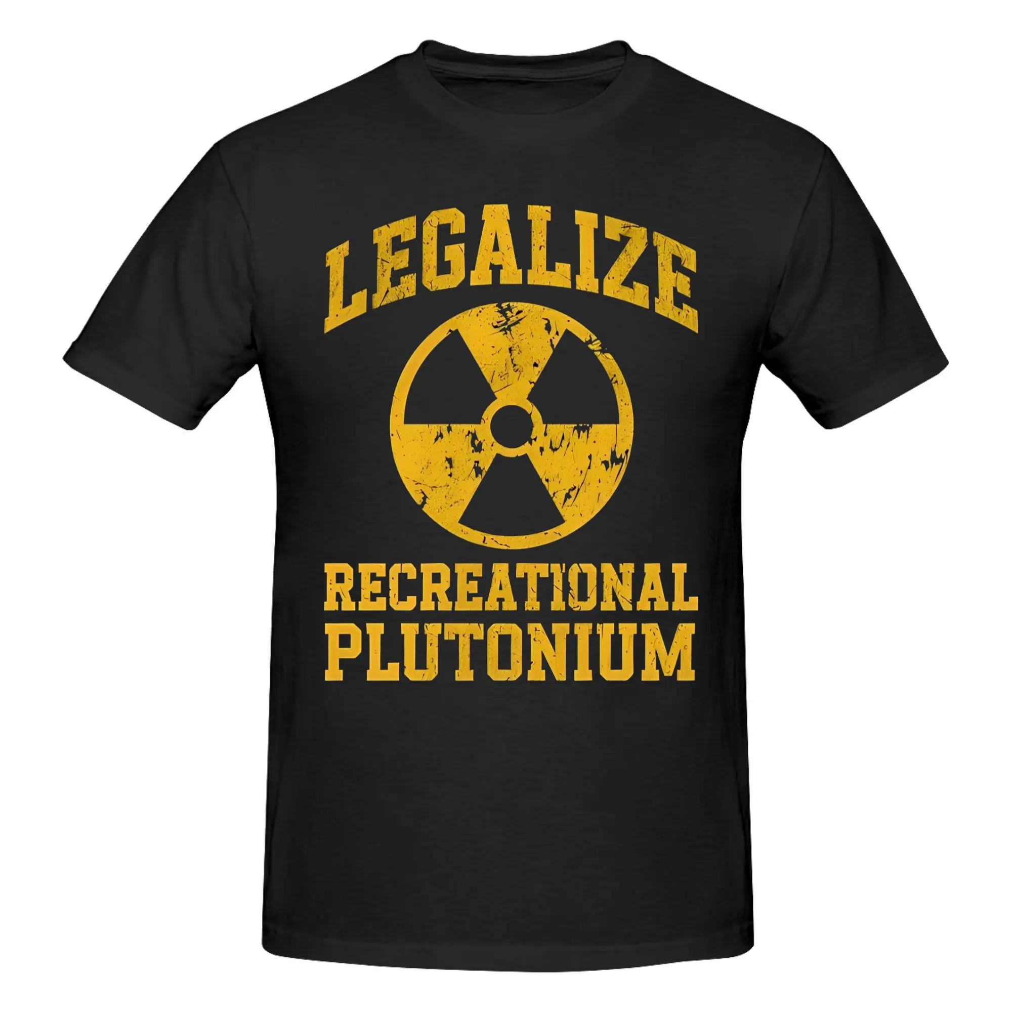 Men Legalize Recreational Plutonium Back To The Future T Shirts Pure Cotton Clothing Funny O Neck Tee Shirt Gift Idea T-Shirts