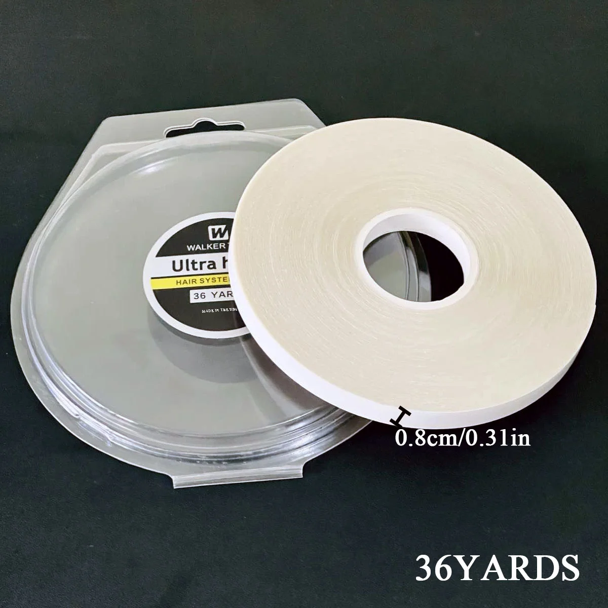 

Двусторонняя лента для систем наращивания волос Walker Tape Ultra Hold, 0,8 см * 36 ярдов, для крепления кружевных накладок и париков