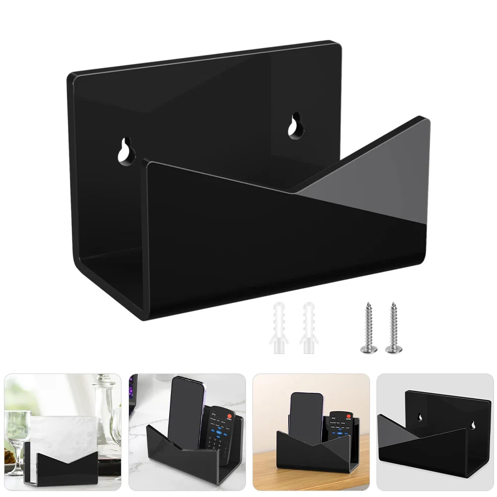1Set Acrylic Mail Organizer Letter Holder for Desk Practical File Sorter Mail Storage Rack Office Display