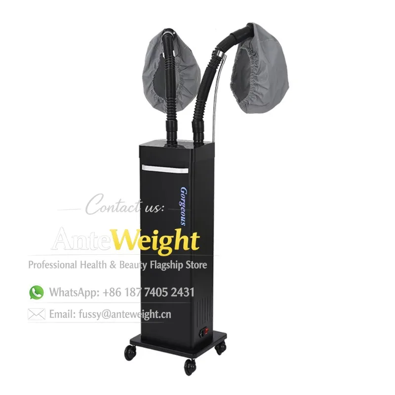 Portable Standing Ionic Hair Steamer for Natural Hair Professional Deep Conditioning Thermal Treatment Spa at Home and Salon