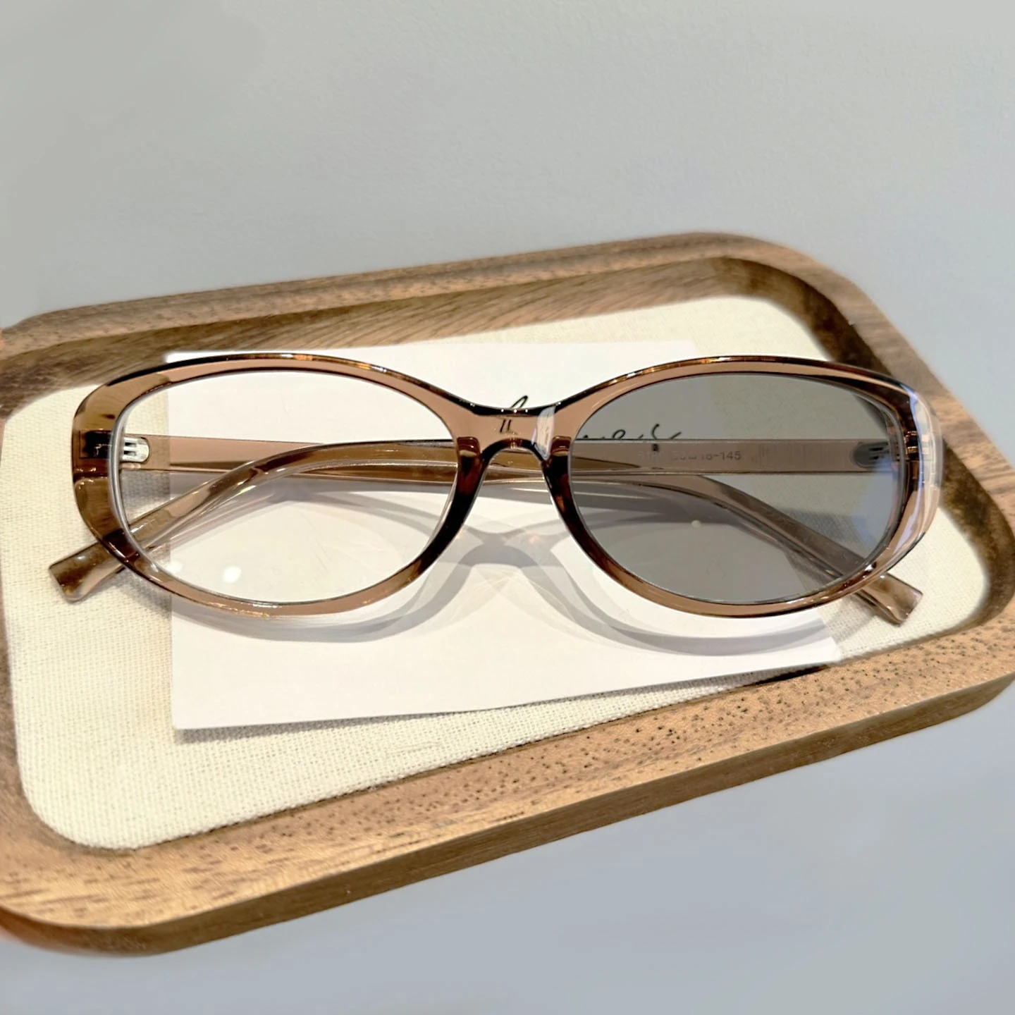 Modische photochrome Myopie-Brille mit ovalem Rahmen, Retro-High-Definition-Komfortbrille für Damen, Dioptrien 0 bis -4,0 – Detail 2