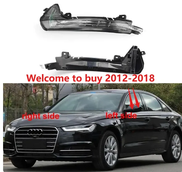 Audi A6 A6L  2012-2018 Car Accessories Rearview Side Mirrior Turn Signal Light Repeater Flasher Lamp