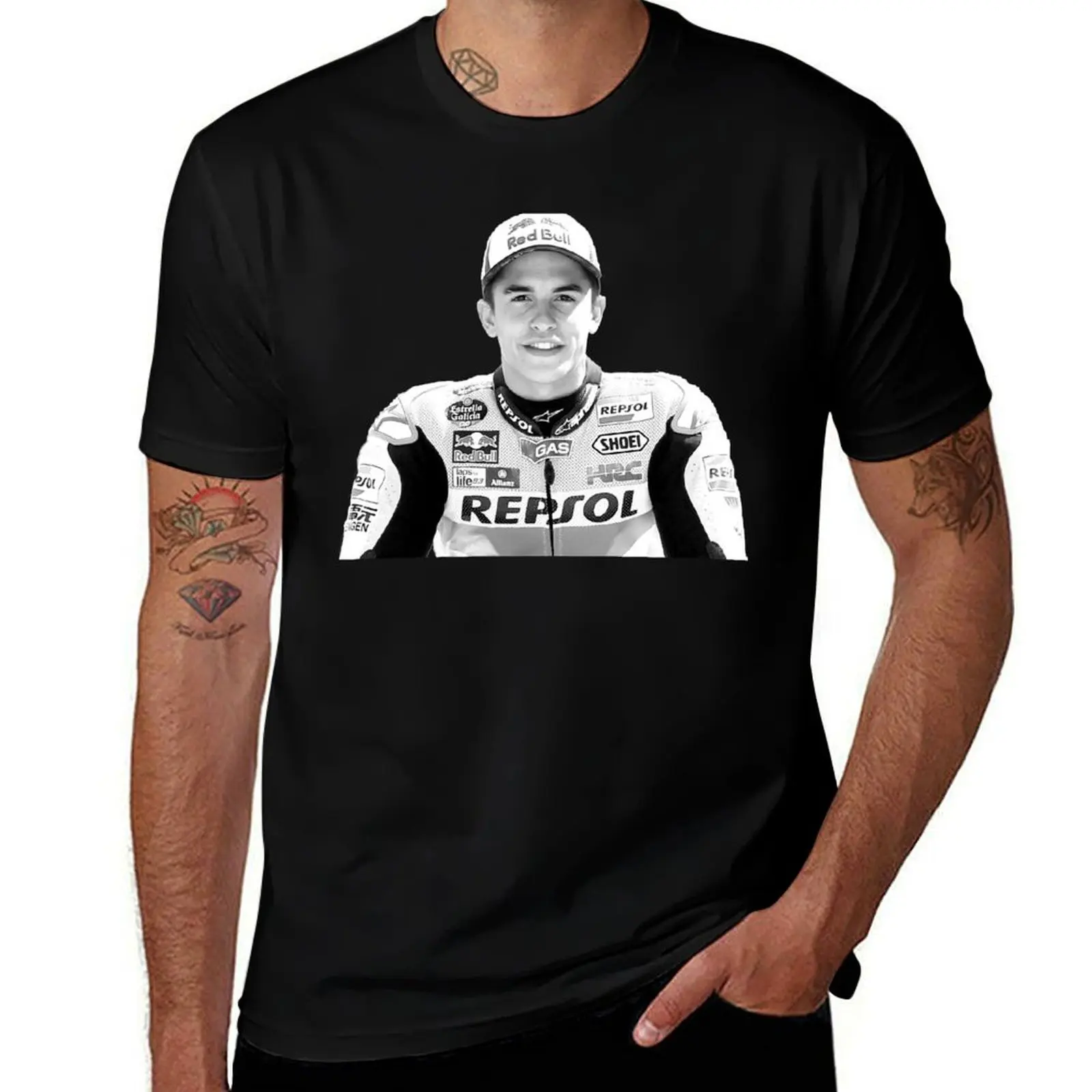 

Marquez, Motorcycle Legends T-Shirt man t shirt designer cotton t shirt pack T-Shirt