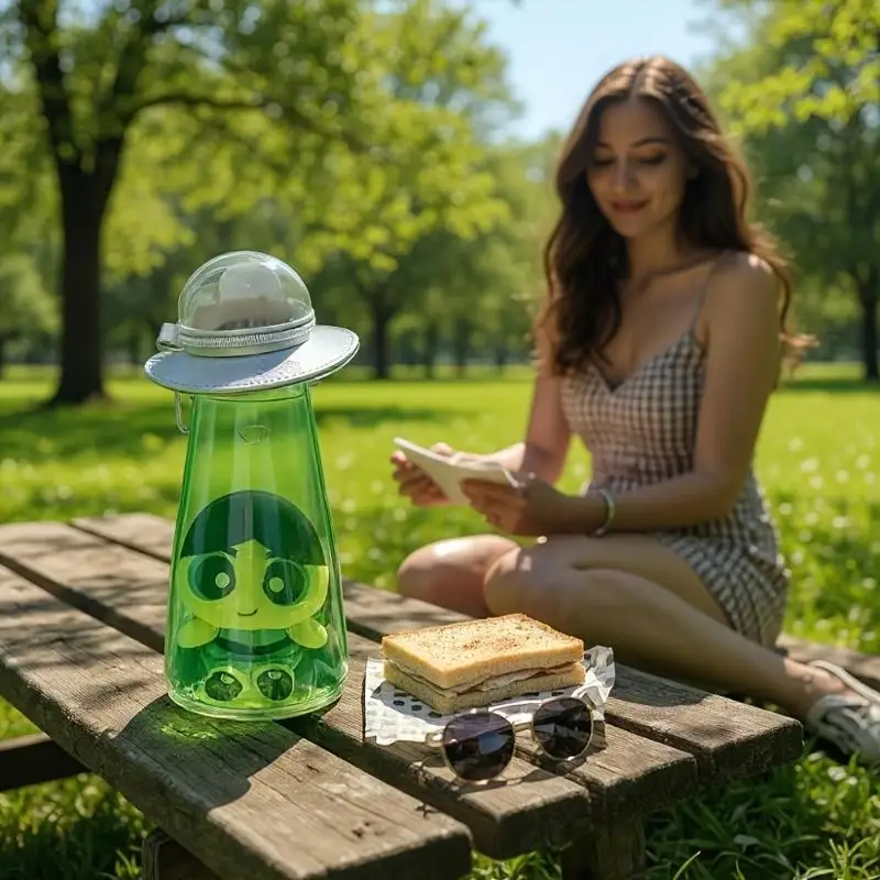 جديد الإبداعية UFO الغريبة سفينة الفضاء القلم حقيبة المؤلمة دمية تخزين مضحك لعبة حقيبة طالب حقيبة أدوات مكتبية شفافة #3