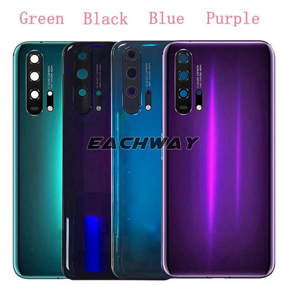 High Quality For Huawei Honor 20 Pro Back Battery Cover Door Rear Glass Housing Case For Huawei Honor20 Honor 20 Battery Cover