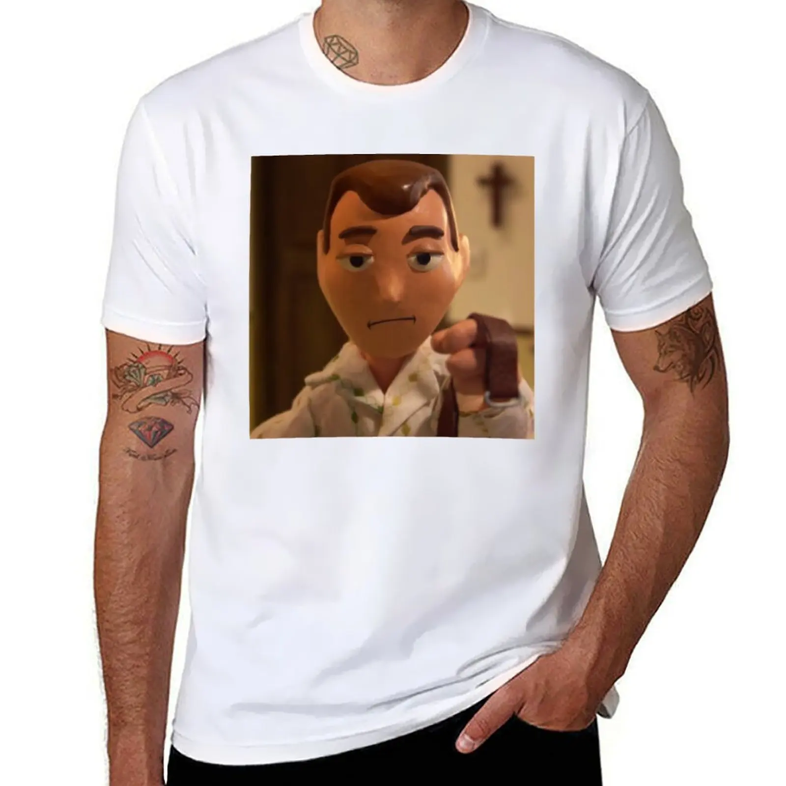 

Clay Puppington T-Shirt anime t shirts oversize t shirts for man graphic vintage T-Shirt