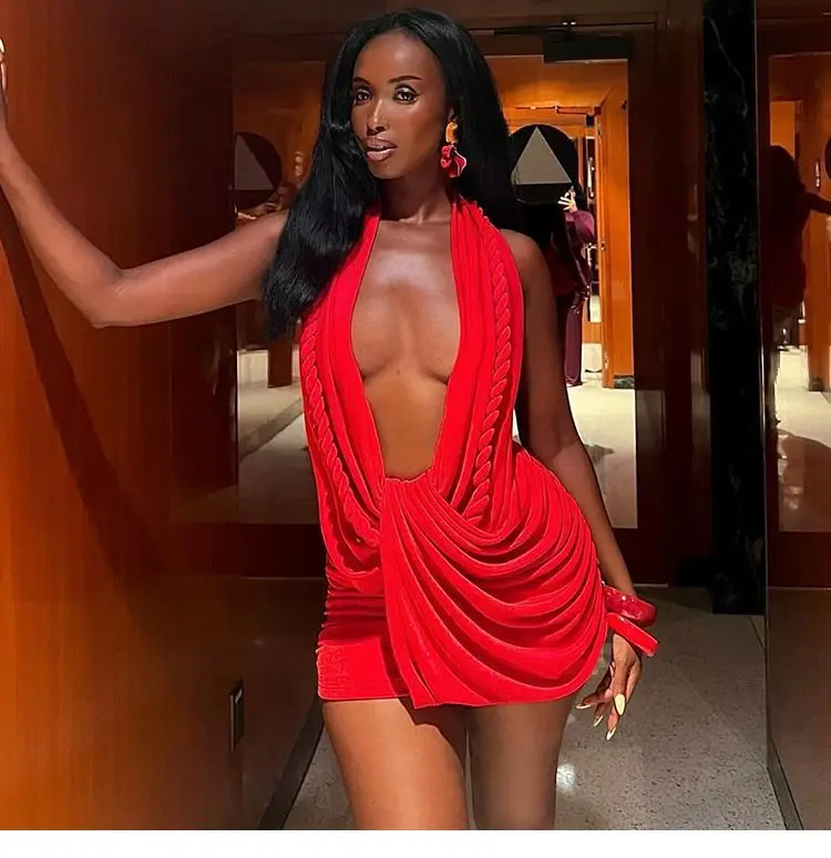 Bodycon Dresses Hot Pink Woman Tie Dye Colorful Festival Summer Music Concert Outdoor Event Sleeveless Mini Bohemian Boho Hippie