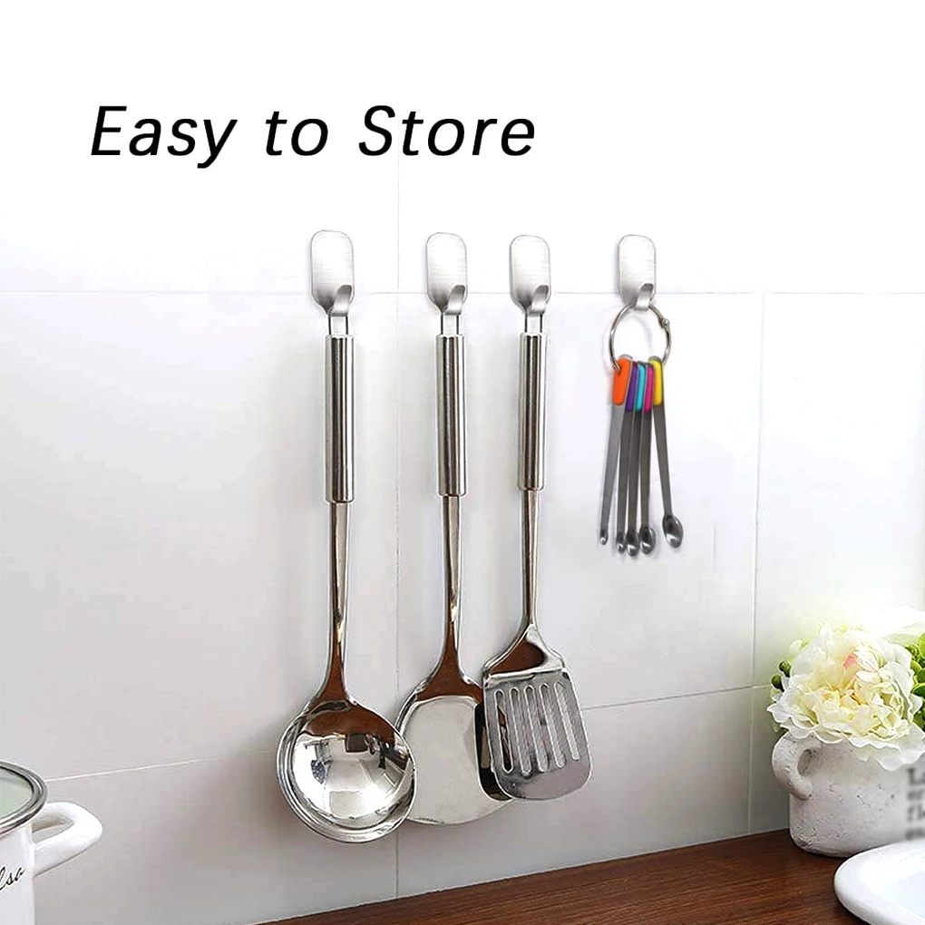 Stainless Steel Measuring Spoons Rust Resistant Teaspoons Household Kitchen