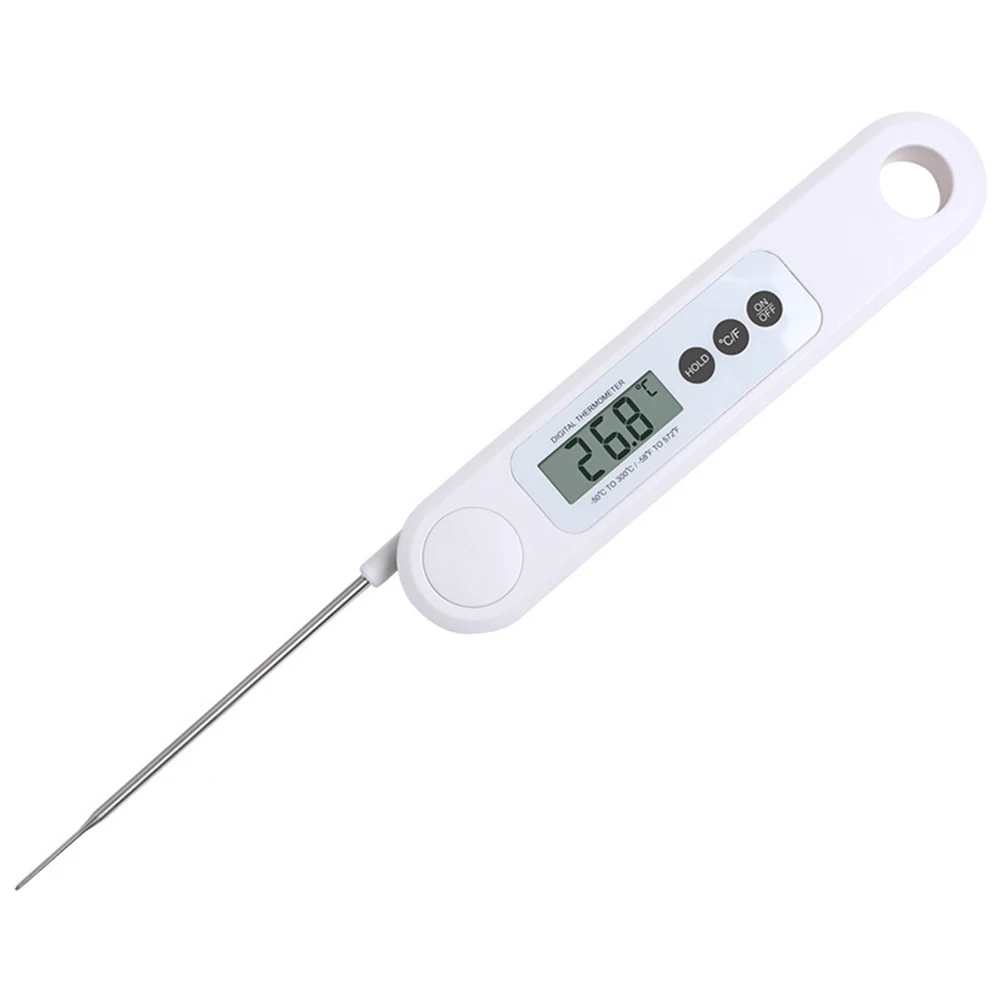 Foldable Compact Digital Meat Thermometer with Fast Read Technology and Waterproof Probe for Easy Handling and Storage