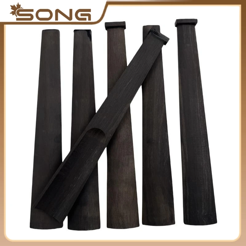 

5pcs High Quality Violin Fingerboard Violin Fretboard With Nut Ebony Wood 4/4 3/4 1/2 1/4