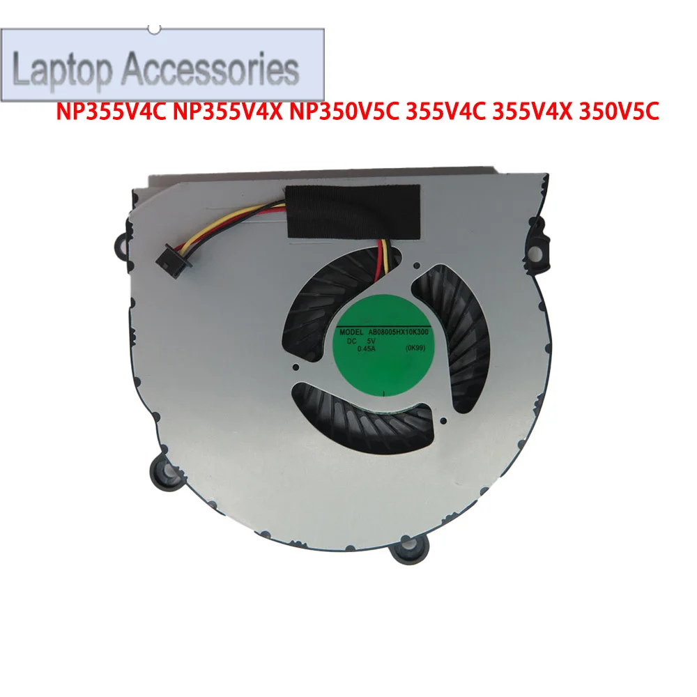 F ventilador de CPU para ordenador portátil para Samsung NP355V4C NP355V4X NP350V5C 355V4C 355V4X 350V5C AB08005HX10K300 0K99 nuevo