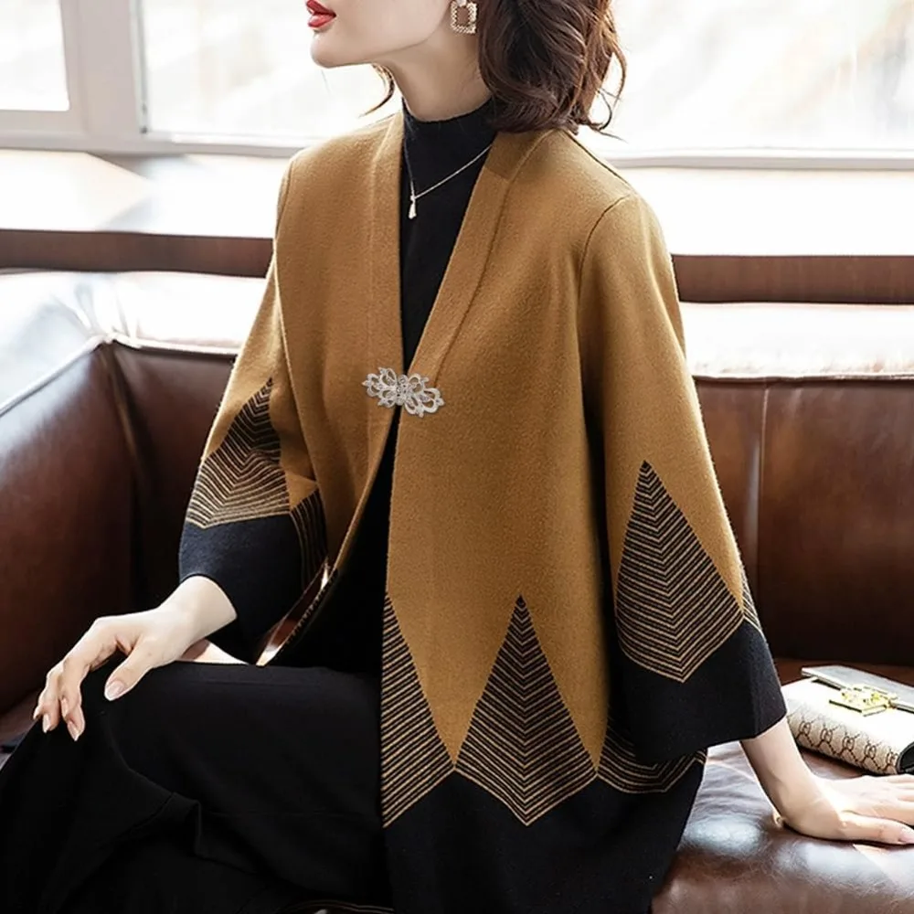 4 قطعة مشبك عباءة السحابات سترة خمر دوامة كليب كيب كليب مع حجر الراين الأزهار شكل المفاجئة المشابك سترة #6