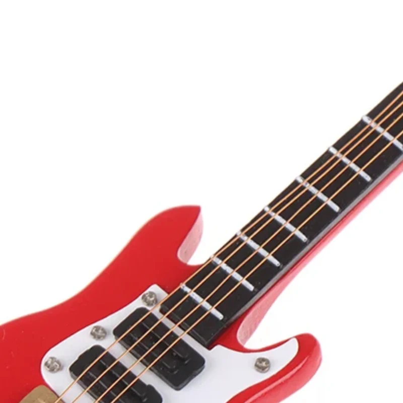 1:12 Dollhouse Miniature Music Electric Guitar for Kids Musical Toy House Decor