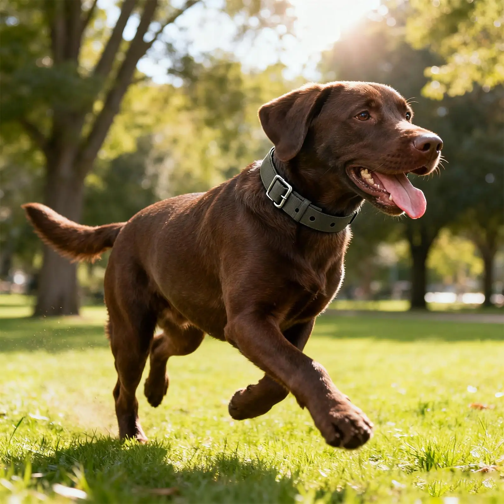 大型犬用頑丈な調節可能なナイロン製ペット用リード付き首輪、散歩や運動用の大型犬用ナイロン製首輪