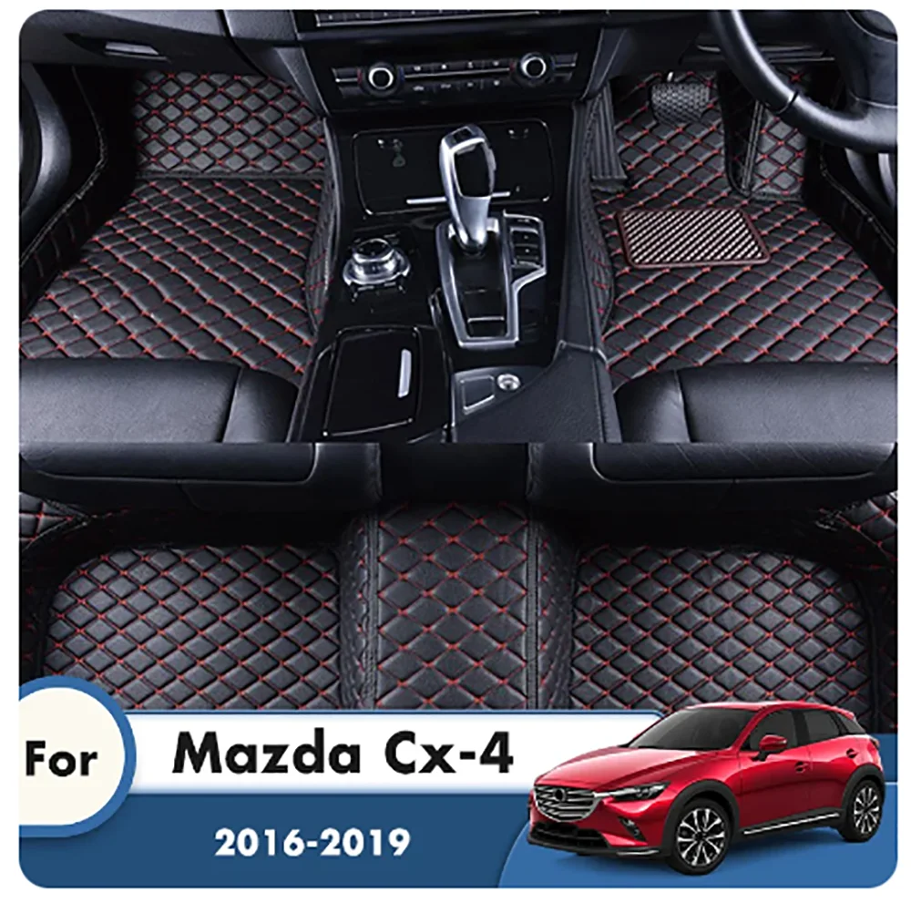 

Автомобильные напольные коврики на заказ для Mazda Cx-4 CX4 CX 4 2019 2018 2017, аксессуары для интерьера, коврики, коврики для стайлинга ног, накладки, коврики