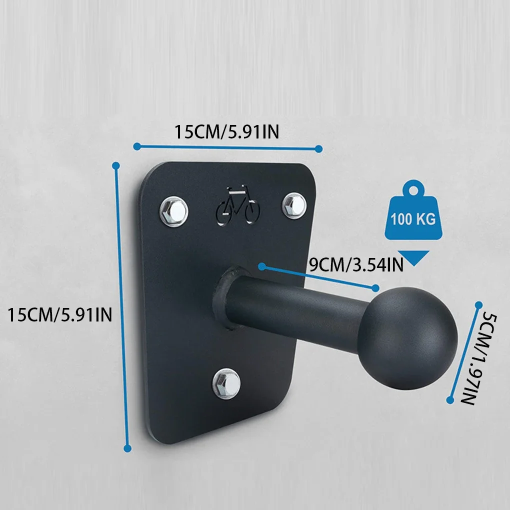For Children S Balance Bikes Neat Storage In Kids Rooms Wall Mount Black Compact Wall Mounted Hooks
