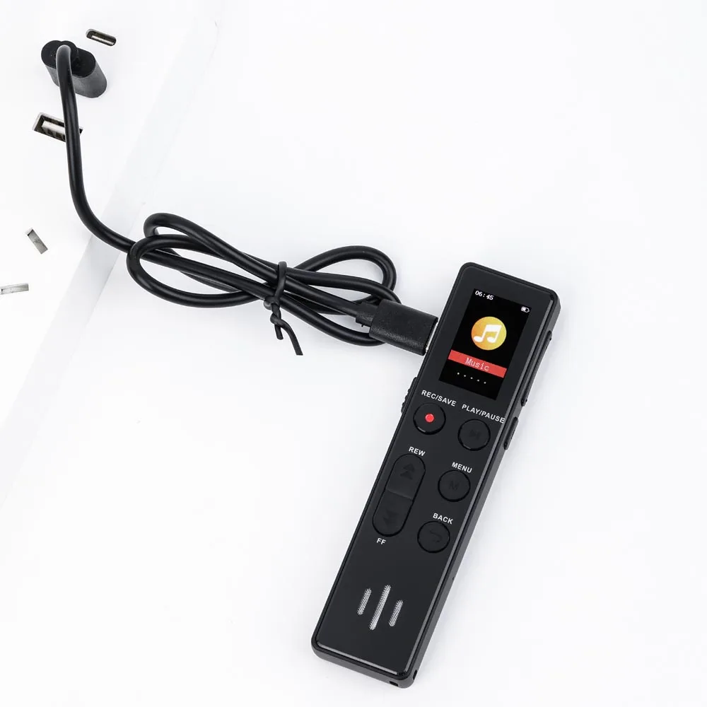 32GB Digital Voice Recorder Voice Activated Recorder for Lectures Meetings, Playback, Password, Tape Recorder MP3 PQ105