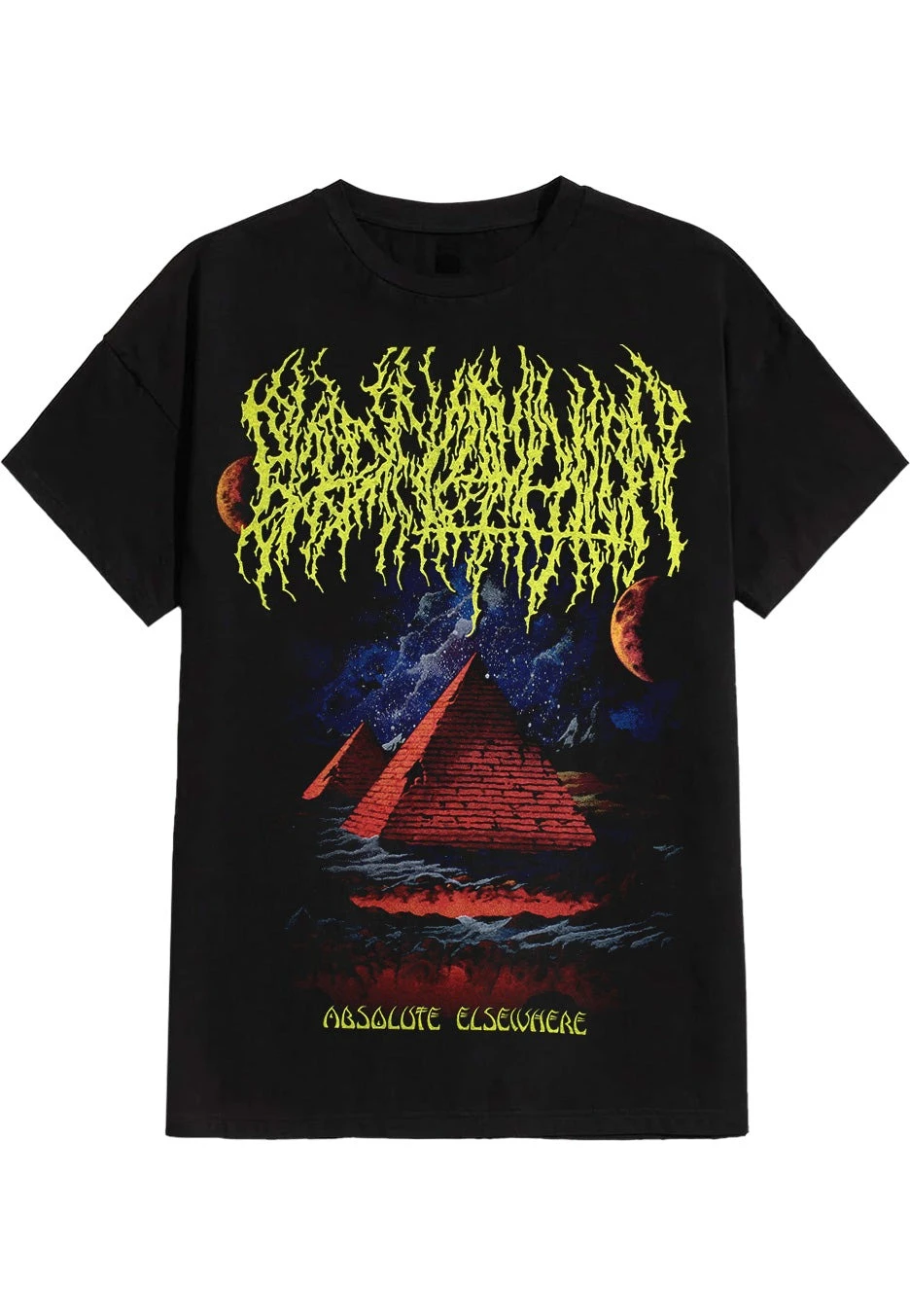 

Blood Incantation Pyramid Peripheral Pattern Printing Summer Luxury Brand Cotton Men's and Women's T-Shirts Short Sleeves
