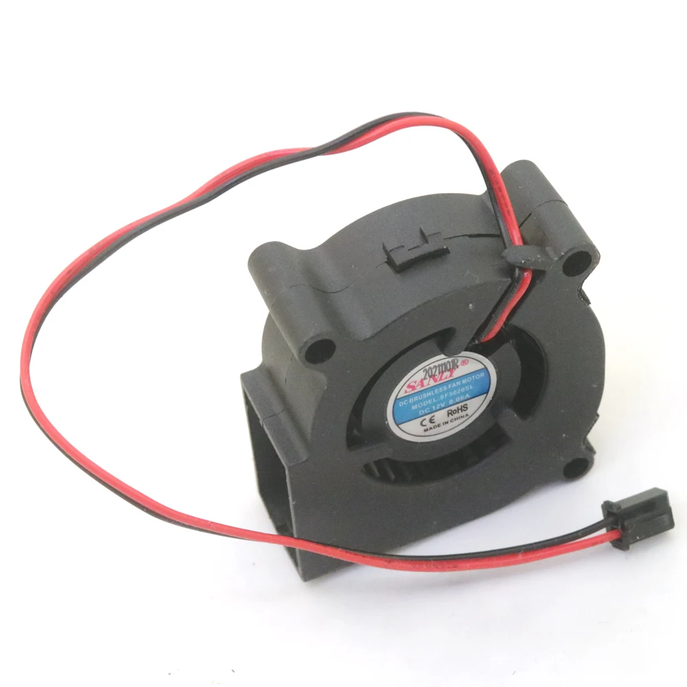 Free Shipping SF5020SL 12V 0.10A 5CM 50*50*20mm 2Pin For Ultra Quiet Humidifier Turbo Cooling Fan
