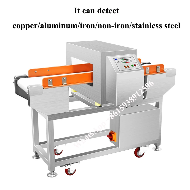 Detector de Metales para alimentos, aperitivos empaquetados, queso, hierro, detección de 110V, 220V, café en polvo, equipo de detección de cobre