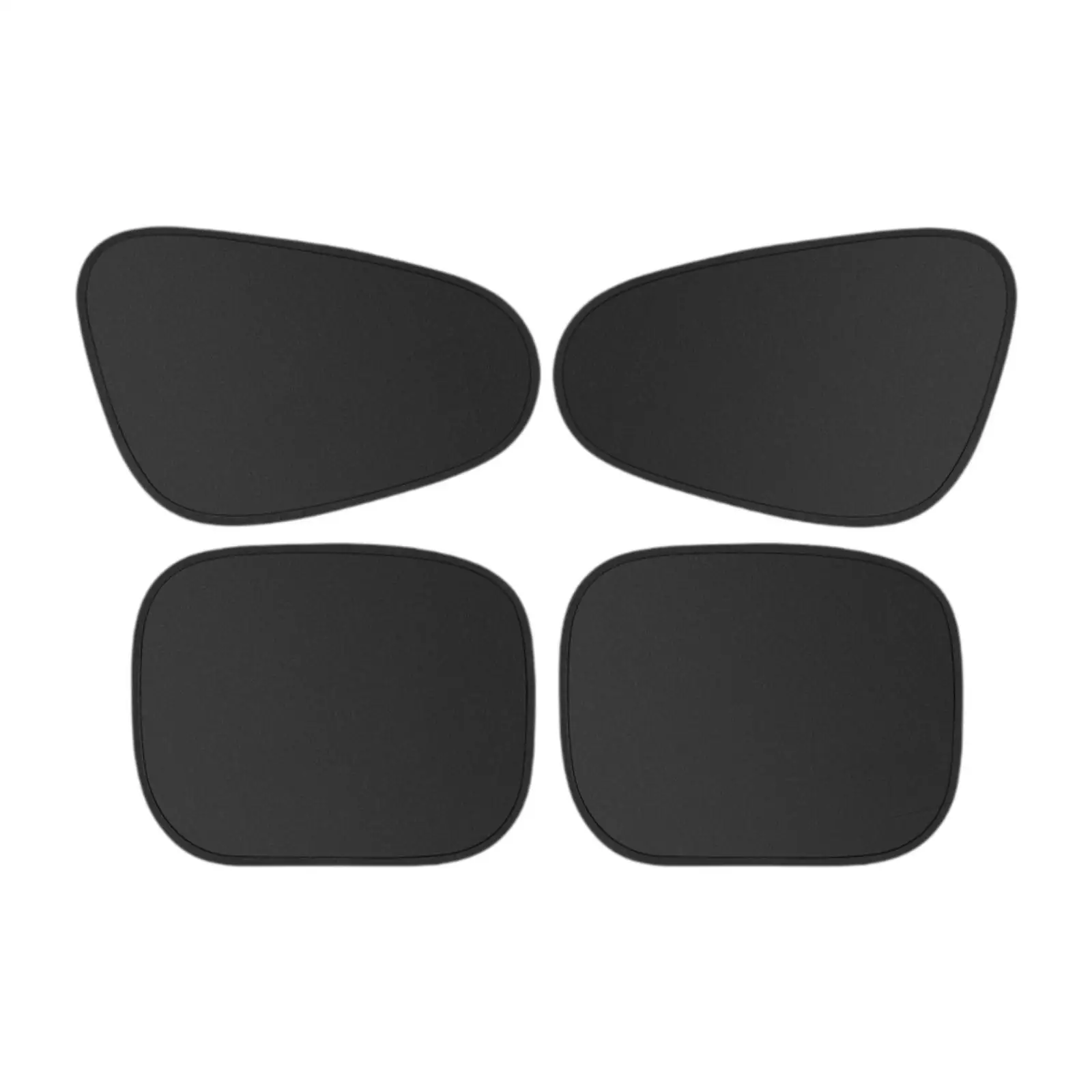 2-4pack Generic Car Window Shades for Baby Seat Sun Protection Vehicles Static