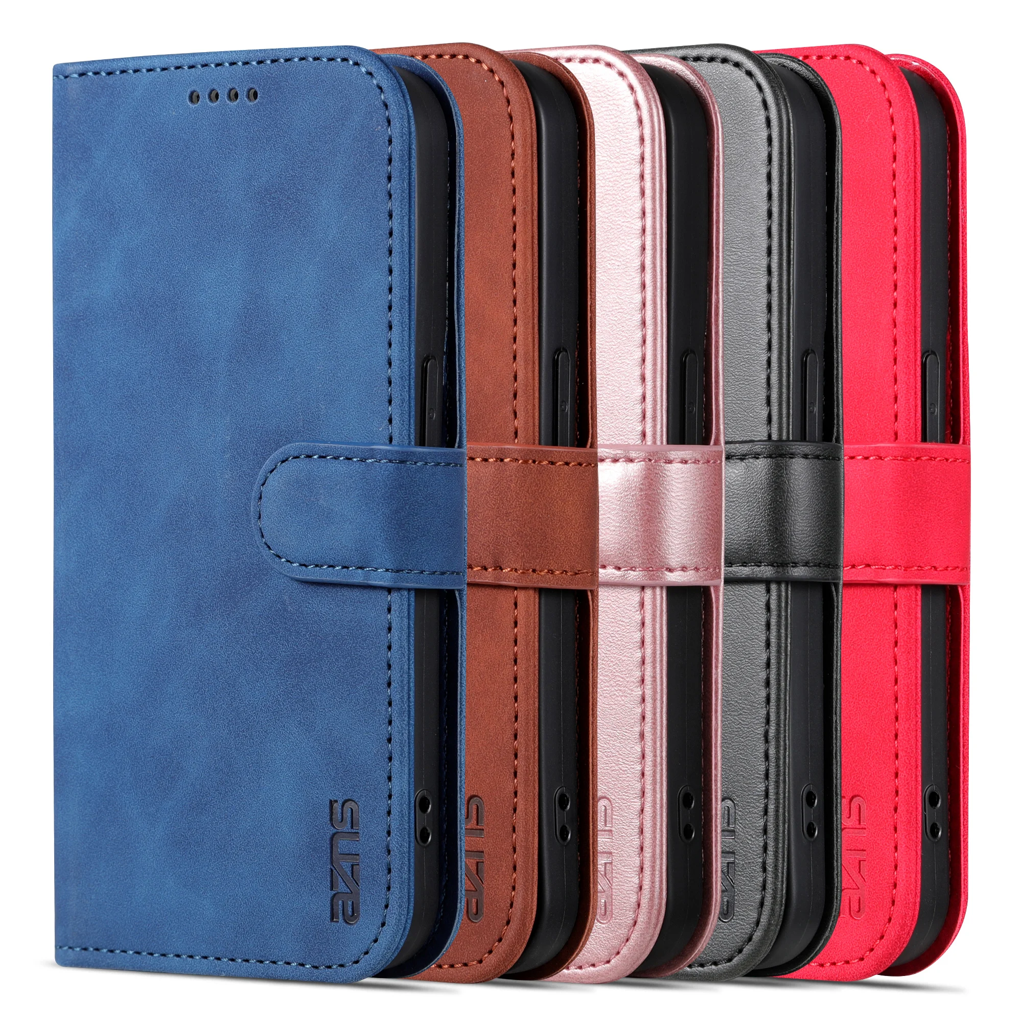 Iphone 13 Case 15 Pro Max Card Pocket Phone Case for IPhone 14 12 11 XS 8Plus 7P 6P 13Pro SE2 High-grade Genuine Leather Wallet