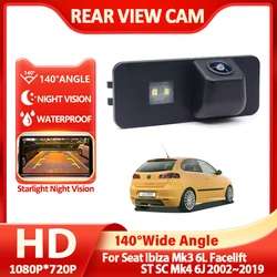 Car Rear View Camera Reversing Backup Parking Waterproof Camera For Seat Ibiza Mk3 6L Facelift ST SC Mk4 6J 2002~2017 2018 2019