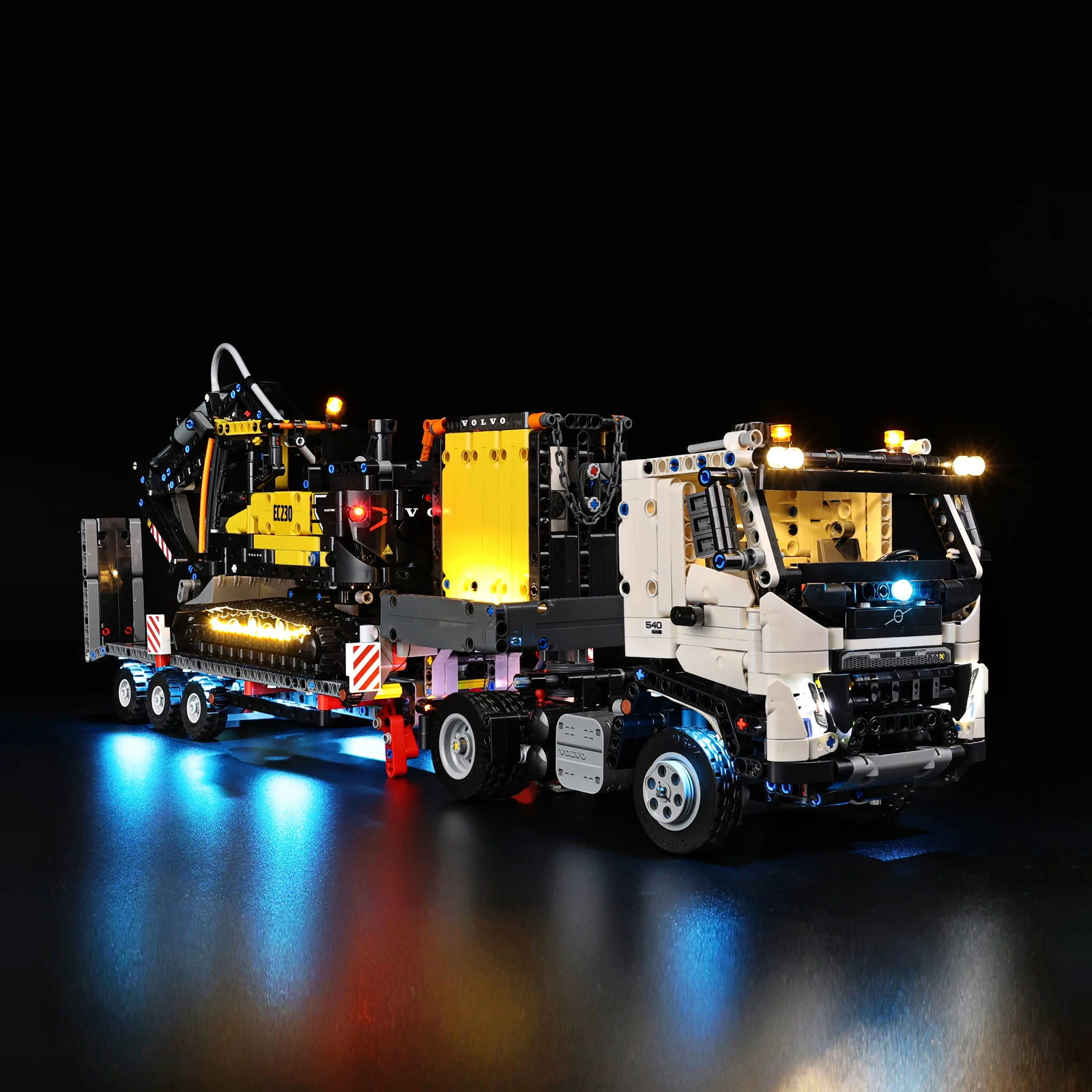 Geen model LED-verlichtingsset geschikt voor LEGO Technic Volvo FMX Truck EC230 elektrische graafmachine 42175 (exclusief bouwstenen)