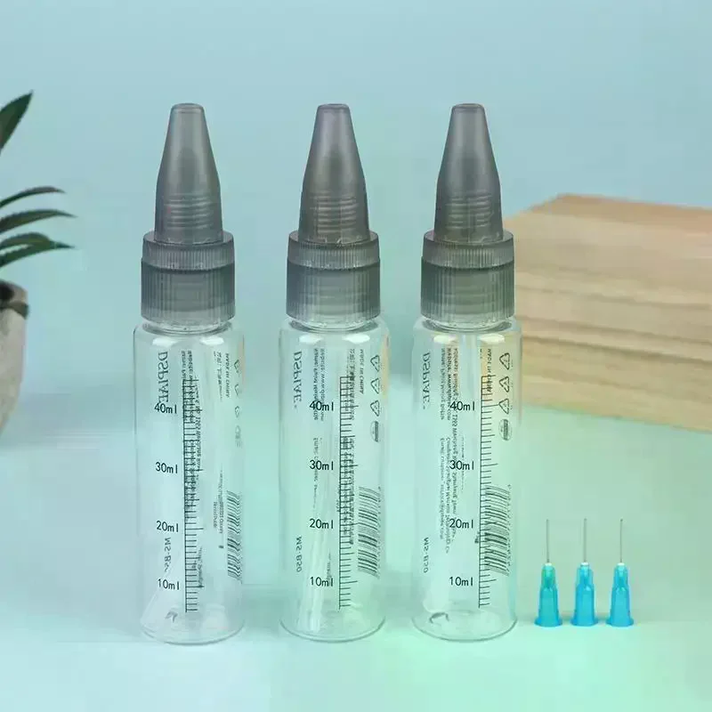 

50Pcs 0.3mm 0.5mm PT-AB Wash-Free Airbrush Spray Needle Or 3 50ml Paint Mixing Bottle Wash-Free Airbrush Accessories