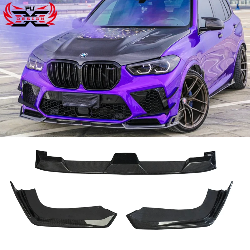 

Carbon Fiber For BMW X5M F95 Front Lip Front bumper Body Kit Retrofit accessories