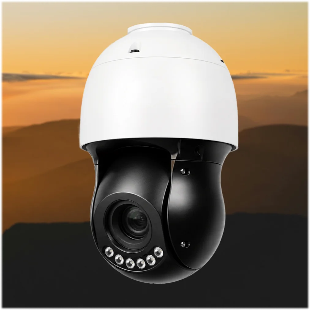 Professional PTZ Camera 30X Optical Zoom Pan Tilt IP Camera Outdoor Night Vision Starlight AI Detection H.265 PoE