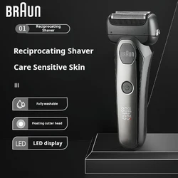 Original Braun Electric Shaver for Men 3D Floating Blade Rechargeable Shaving Beard Razor Trimmer Machine For Barber