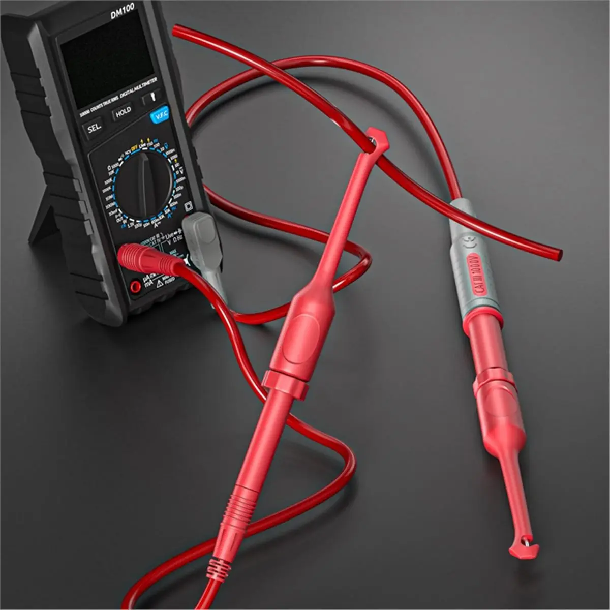 2PCS Wire-Piercing Back Probe Pins for Automobile Repair, 4MM Jack