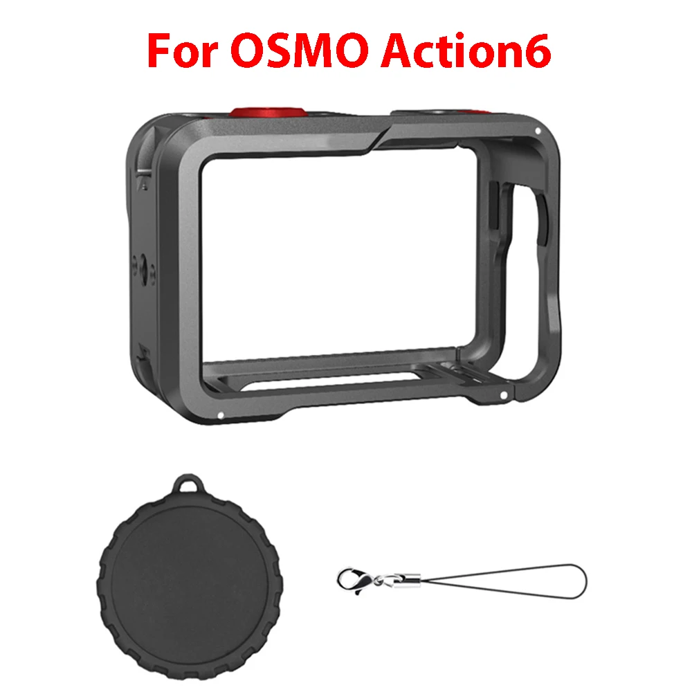 

For Action 6 Rabbit Cage Metal Frame Aluminum Alloy Metal Cage Action Camera Accessories